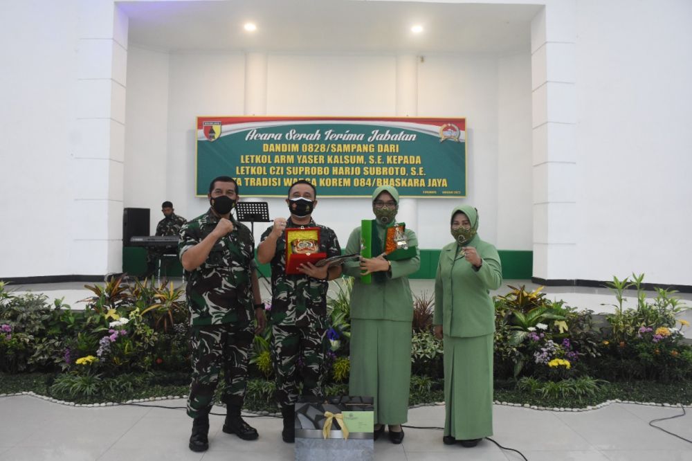 Danrem 084/BJ pimpin Sertijab Dandim 0828 Sampang