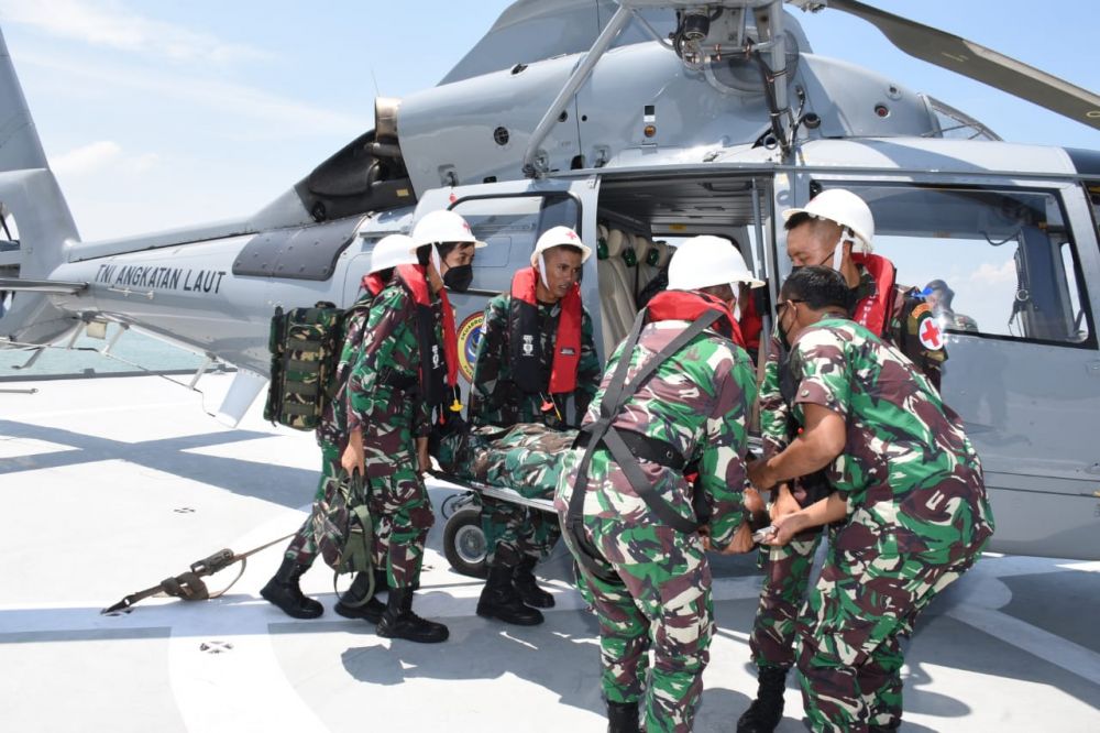 Prajurit siswa Kodiklatal Lattek Pelayaran Wira Jala Yudha