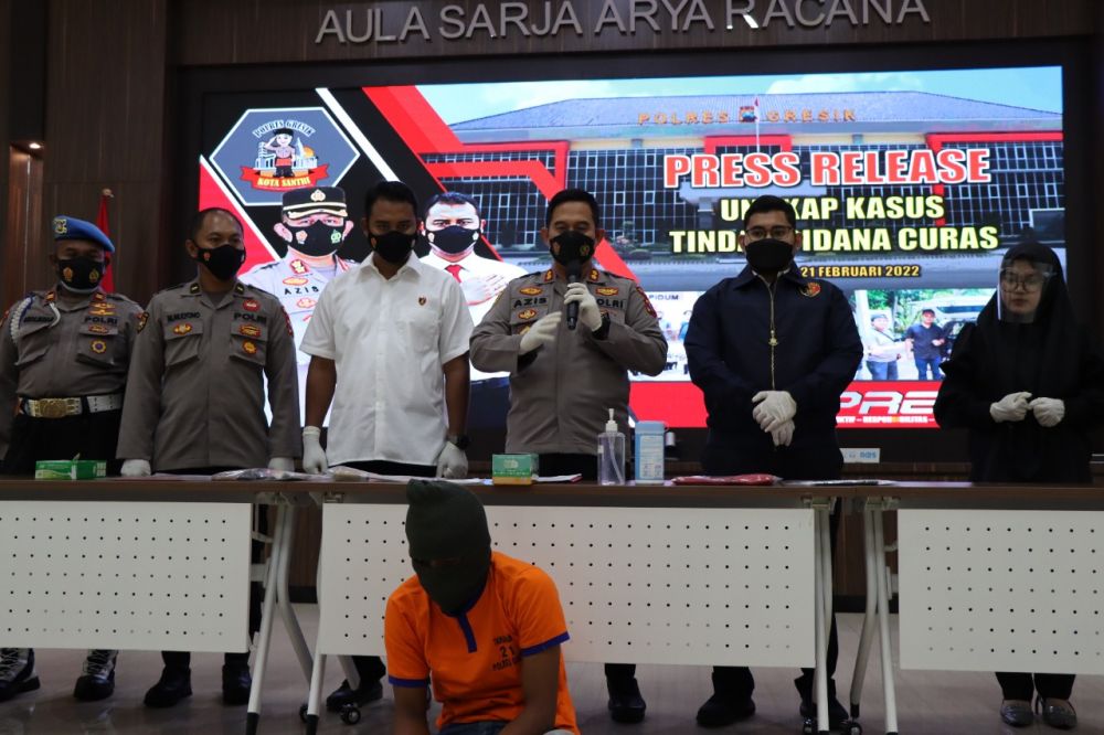 Polres Gresik Berhasil Tangkap Pelaku Pembegalan Driver Online