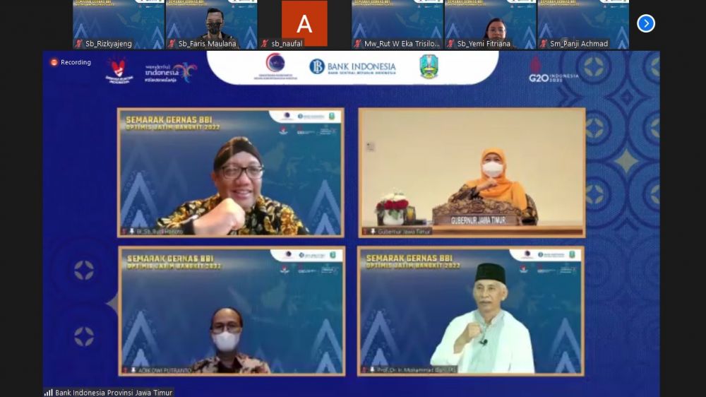 Semarak GerNas Bangga Buatan Indonesia, Optimis Jatim Bangkit 2022