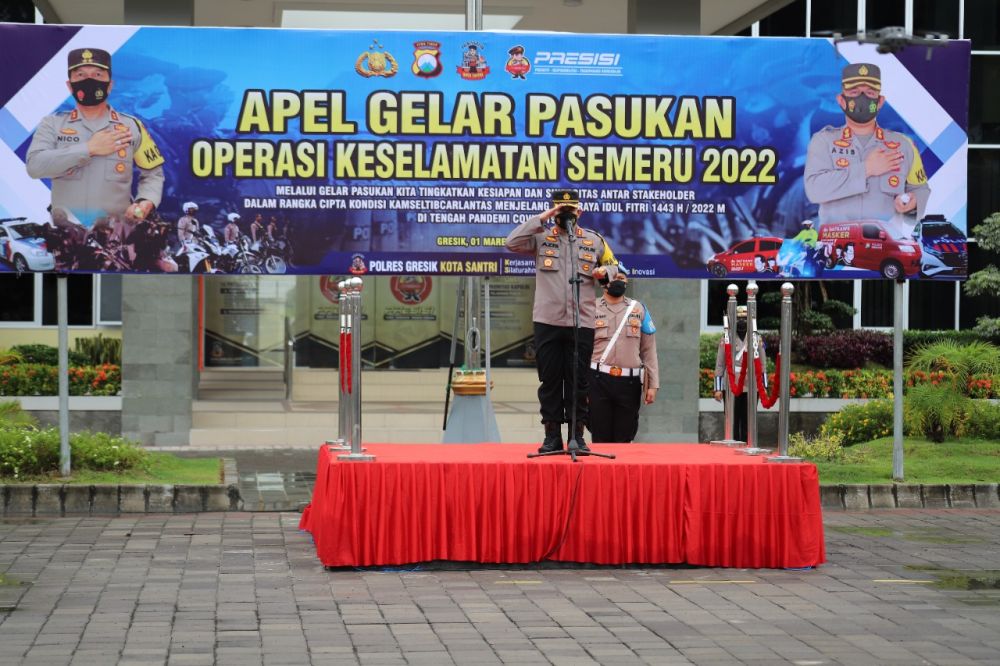 Operasi Keselamatan Semeru 2022 di Pimpin Kapolres Gresik