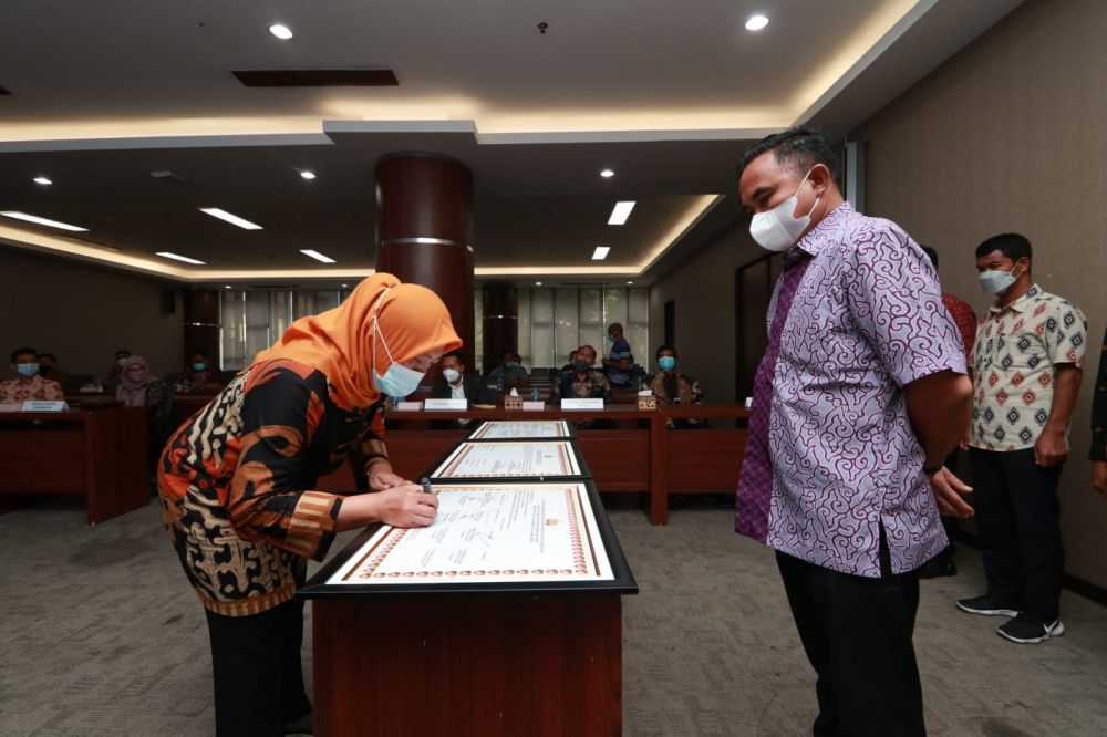 Ditintelkam Polda Jatim lakukan penandatanganan pakta integritas ZI dan WBK