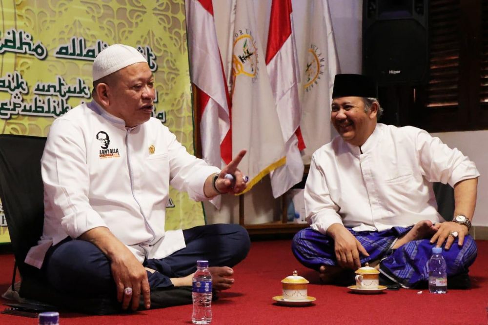 Ketua DPD RI AA LaNyalla Mahmud Mattalitti saat silaturahmi dengan FUHAB