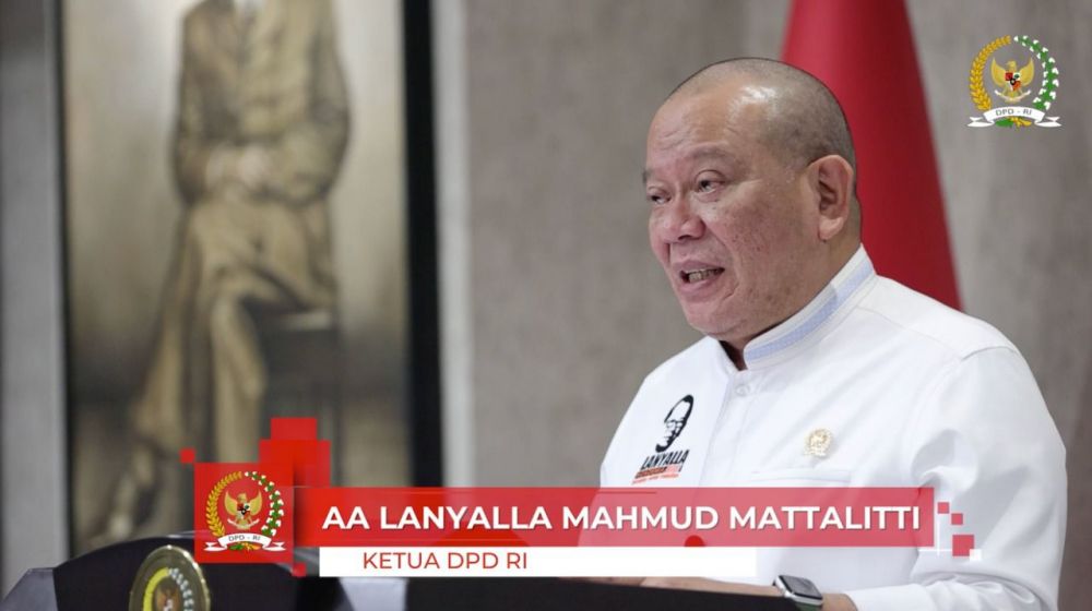 Ketua DPD RI AA LaNyalla Mahmud Mattalitti 