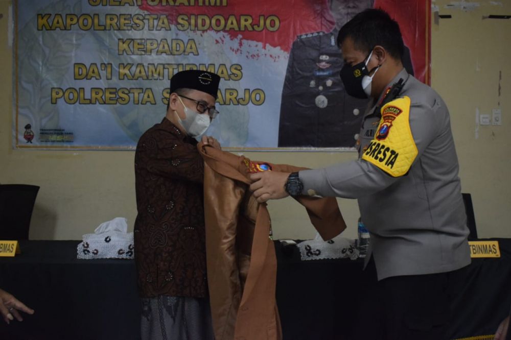 Polresta Sidoarjo Gandeng Dai Kamtibmas Selama Ramadhan