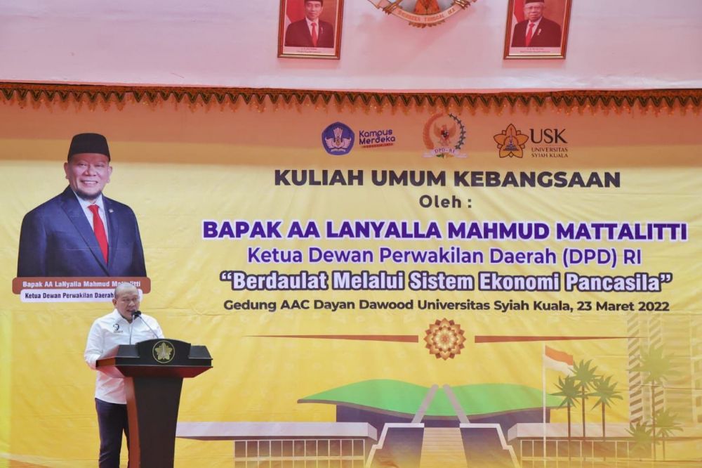 Ketua DPD RI AA LaNyalla Mahmud Mattalitti 