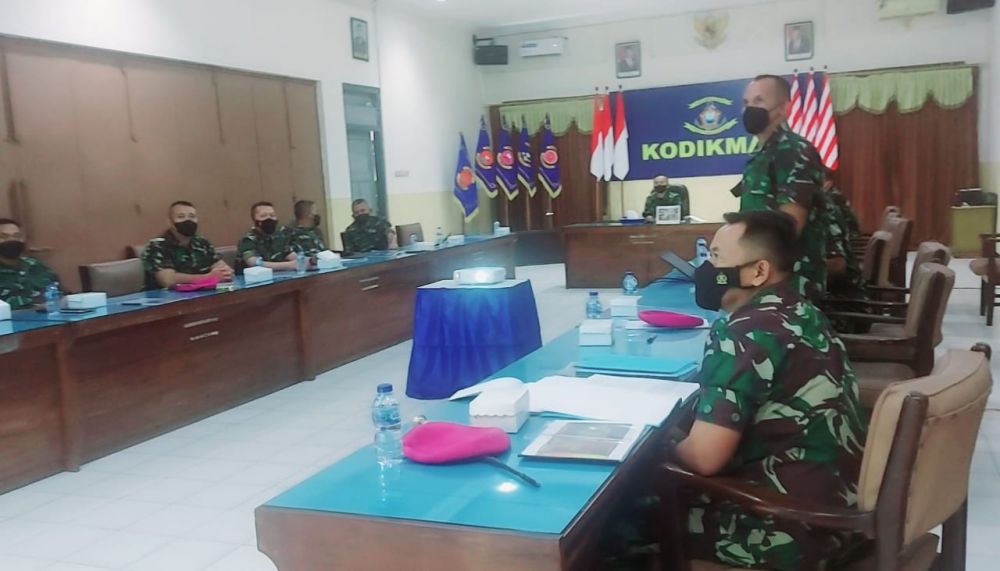 Dankodikmar saat pimpin rapat Lattek Menembak 