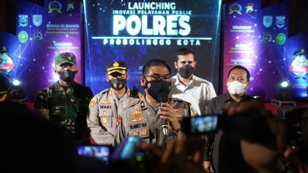 Polres Probolinggo Kota Launching Aplikasi Prabu Presisi Mangga Manis, Hadapi Era Digitalisasi