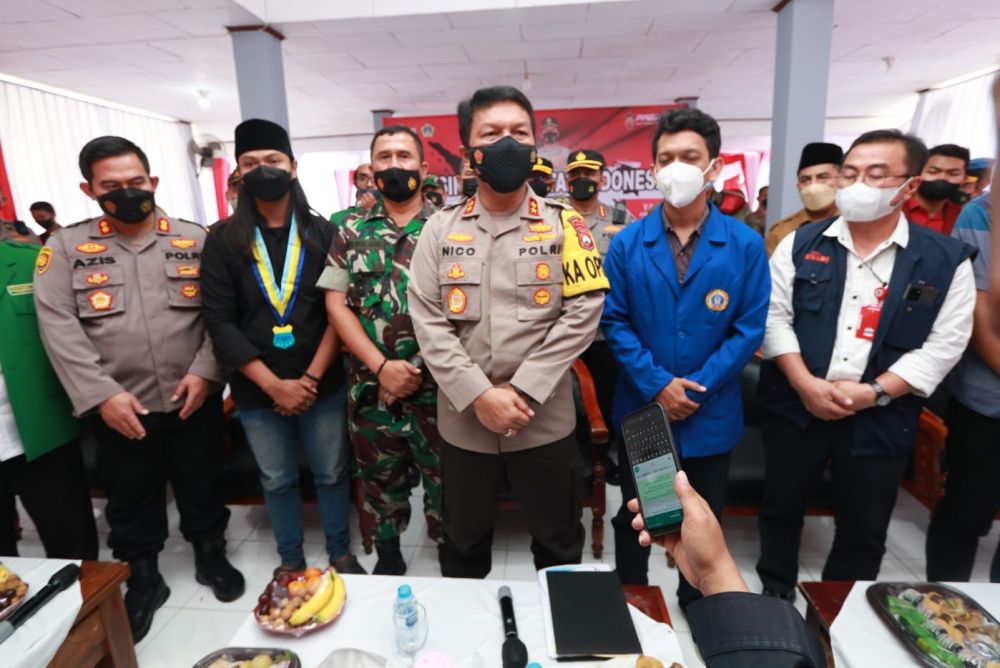 Forkopimda Jatim saat tinjau vaksin Booster di Gresik