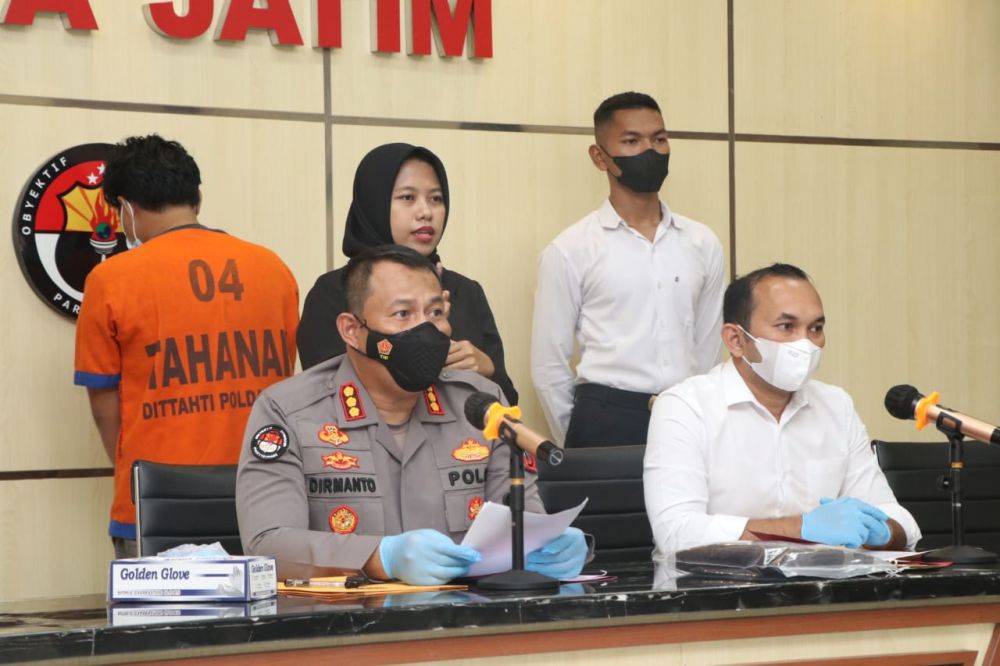 Ditresnarkoba Polda Jatim Amankan 2 Terduga Pelaku Pengedar Narkoba