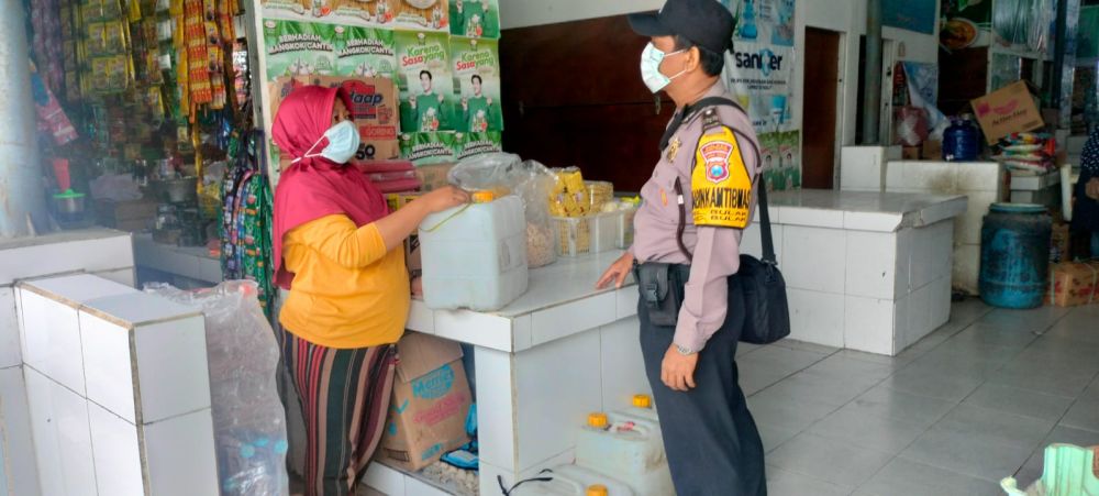 Polres Pelabuhan Tanjung Perak Pastikan Stok Minyak Goreng Curah Aman