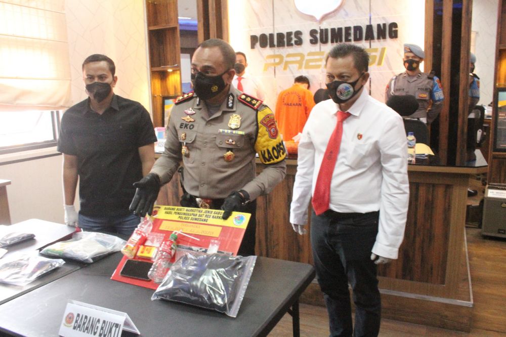 Polres Sumedang Ungkap Tindak Pidana Narkotika di Wilayah Jatinangor Sumedang