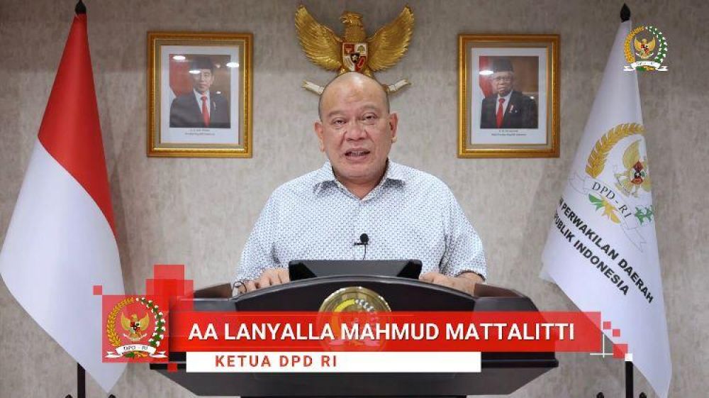 Ketua DPD RI AA LaNyalla Mahmud Mattalitti 
