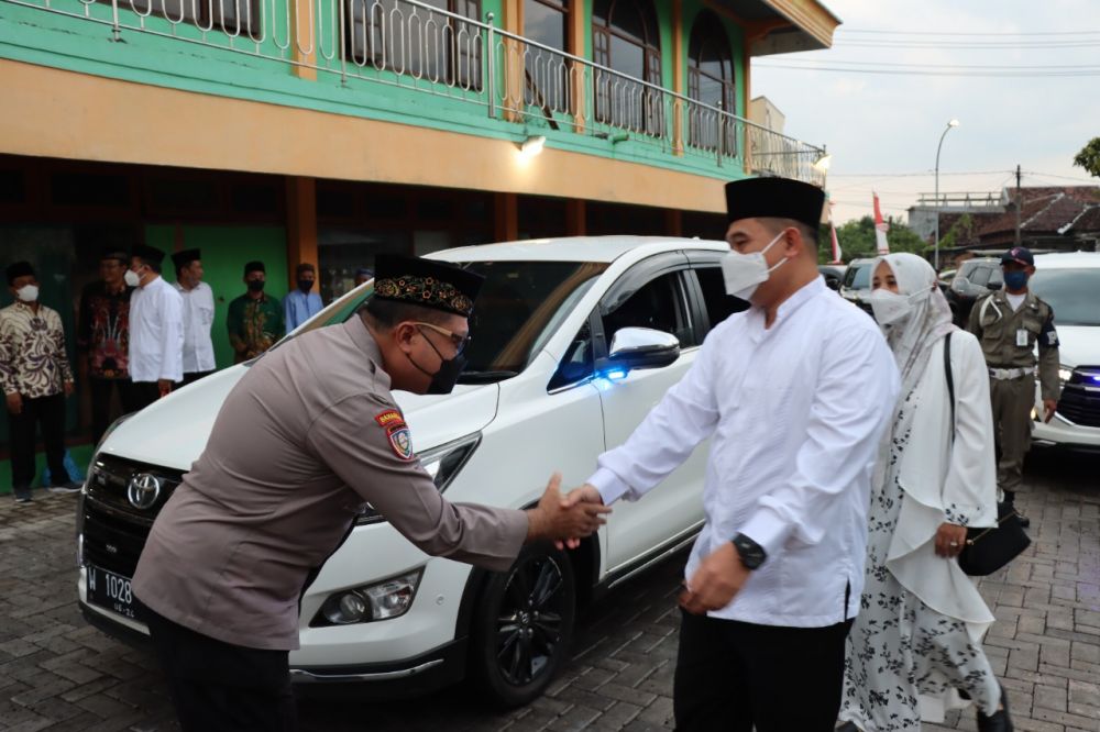 Kapolres Gresik AKBP Mochamad Nur Azis saat hadiri Safari Ramadhan