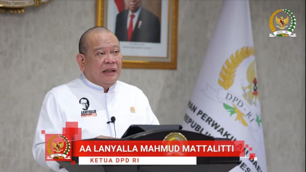 Ketua DPD RI AA LaNyalla Mahmud Mattalitti 