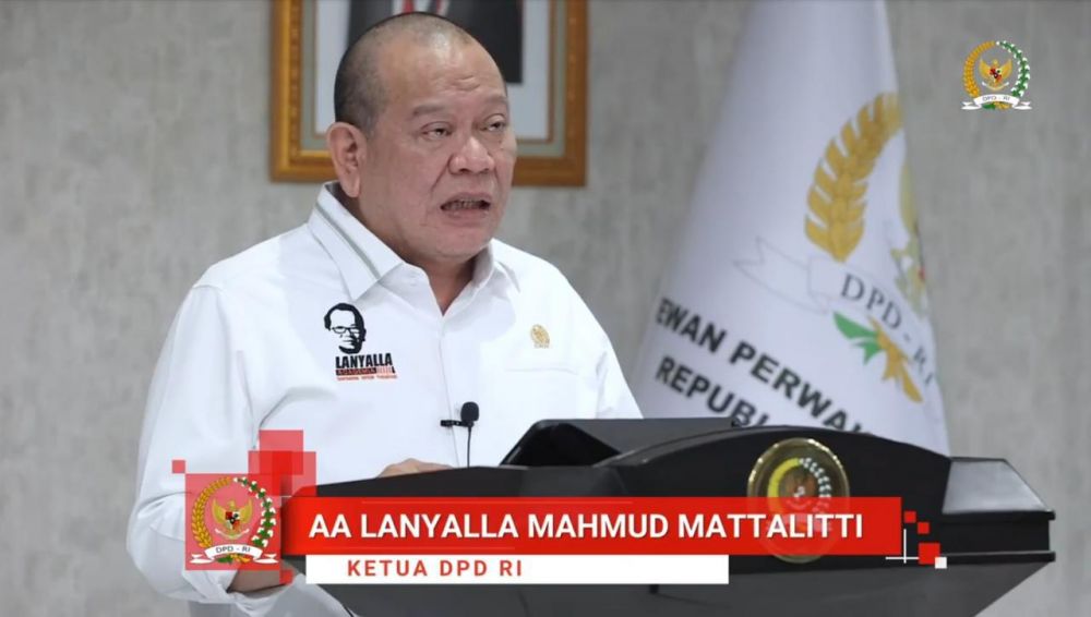 Ketua DPD RI AA LaNyalla Mahmud Mattalitti 