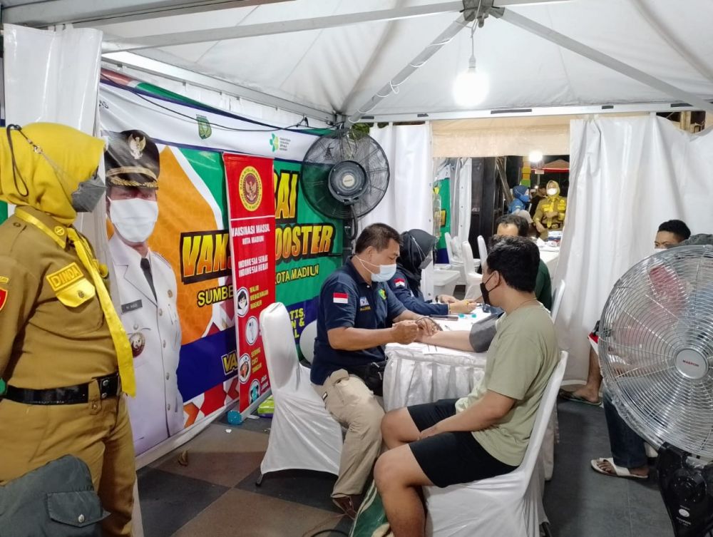 Polres Madiun Kota Gelar Gerai Vaksin Hadapi Mudik Lebaran