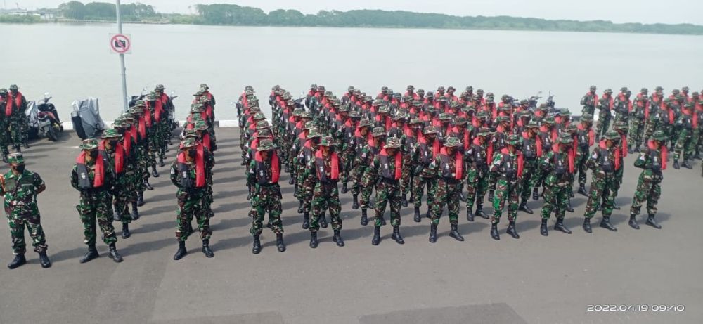 Peserta Lattek Wira Jala Yudha sebanyak 841 orang 