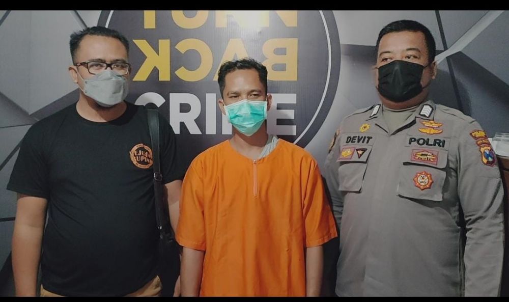 Polisi amankan tersangka beserta barang buktinya 