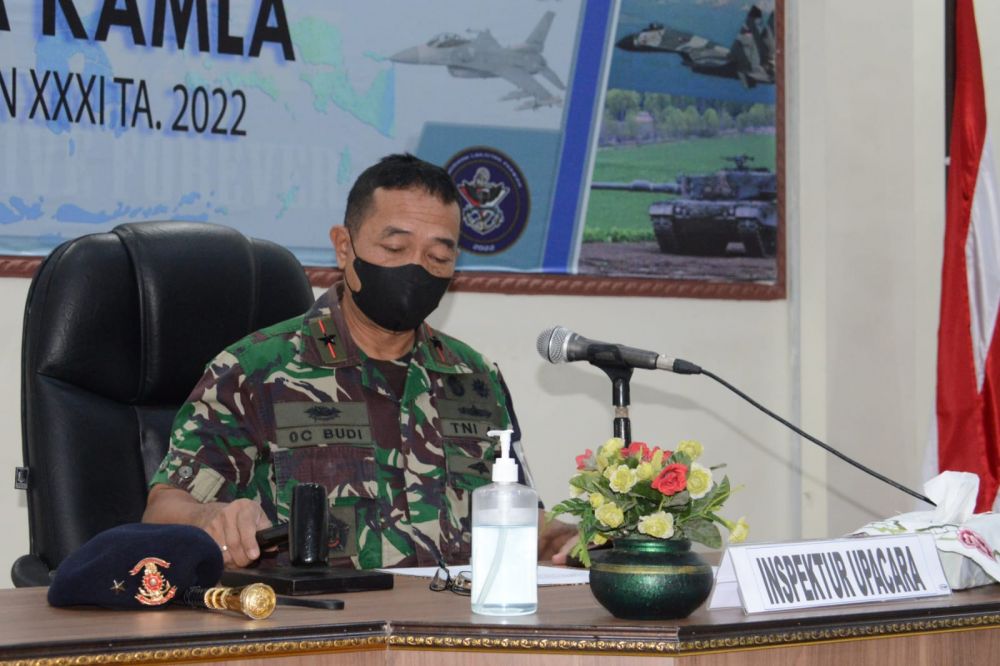 Pasis Diklapa Angkatan XXXl TA 2022 Gelar Lattek Gladi Posko Oyu Kamla