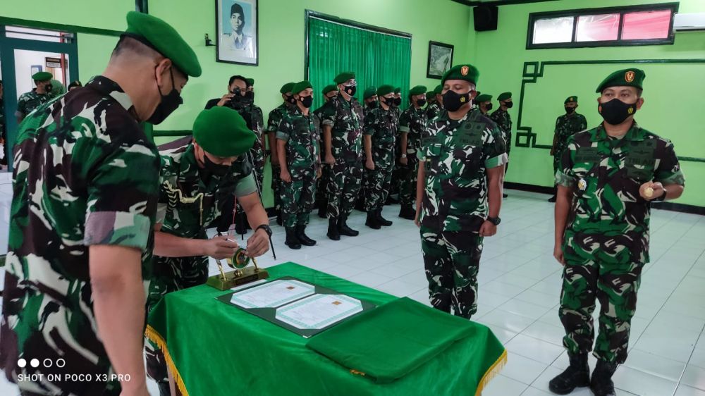 Danrem 084/BJ pimpin Sertijab Dandim 0830/SU