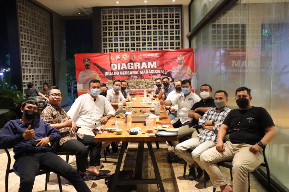 Polres Gresik bersama mahasiswa gelar Diagram 