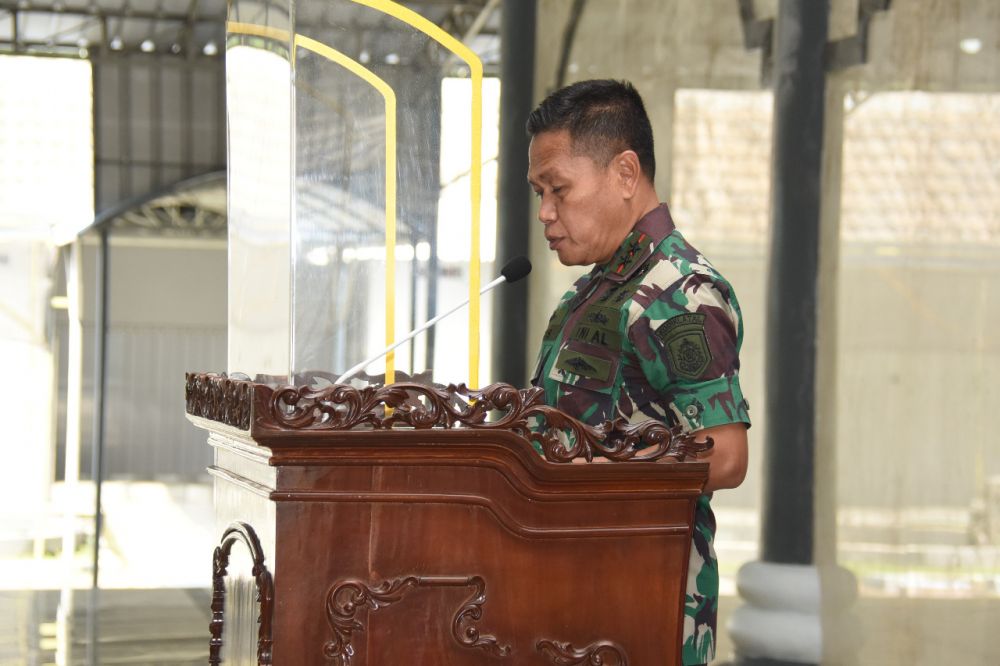 Wadan Kodiklatal Laksda TNI Agus Hariadi saat memberikan sambutan 