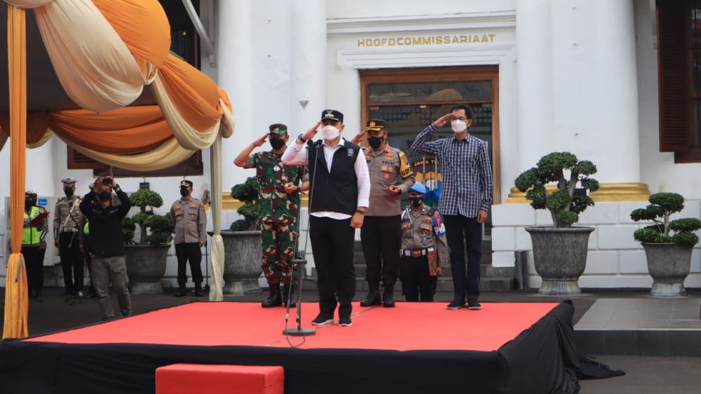 Danrem Hadiri Apel Gelar Gabungan Pengamanan Arus Mudik dan Malam Takbiran