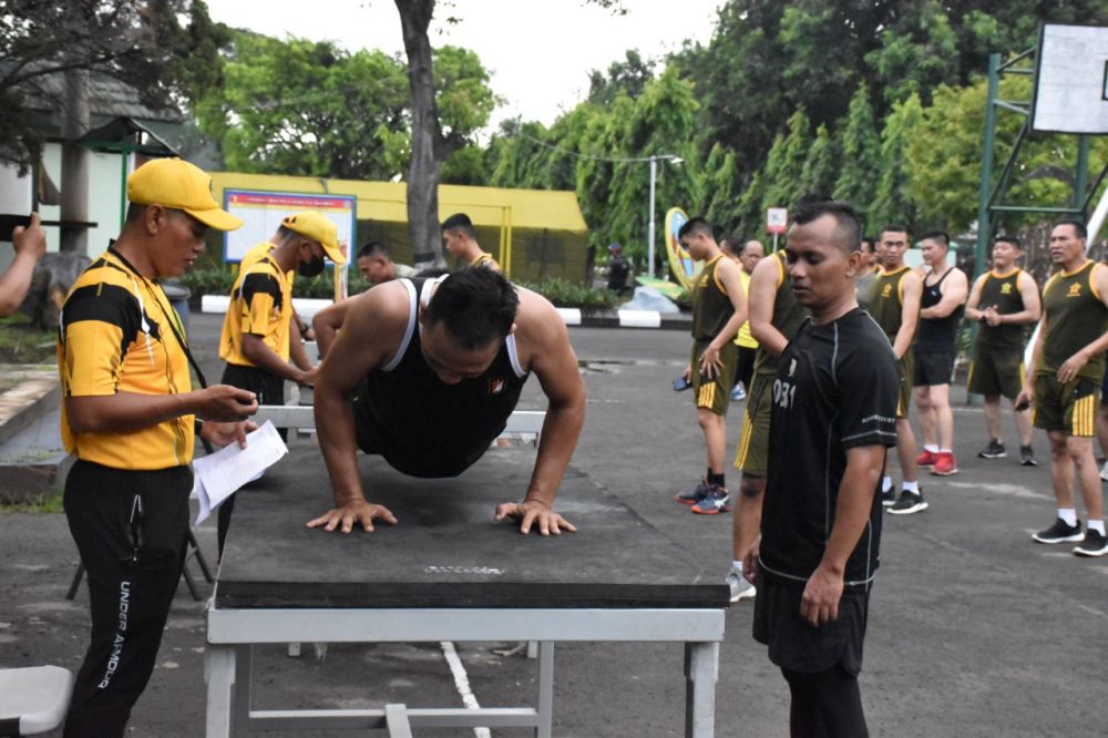 Prajurit TNI AD saat lakukan Garjas