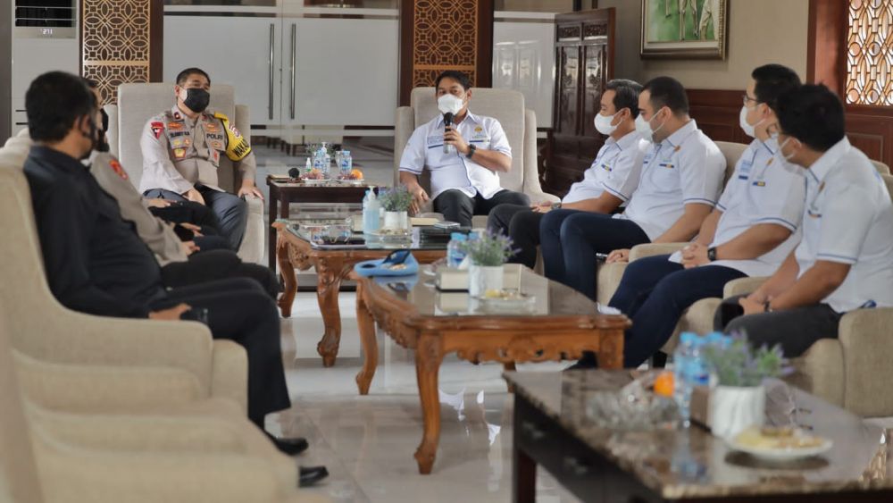 Wakapolda Jatim Terima Audiensi BPD HIPMI Hidupkan UMKM