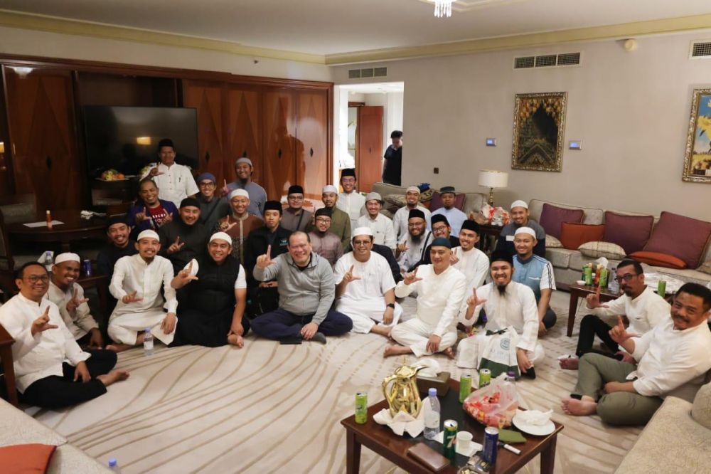 Ketua DPD RI terima mahasiswa UIN di hotel Hilton Madinah