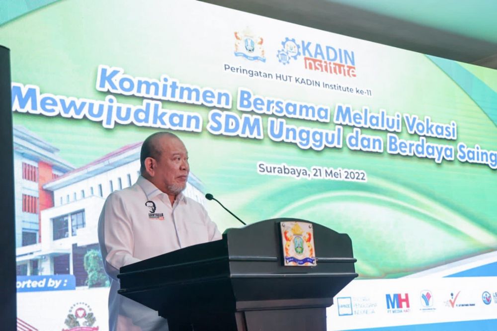 Ketua DPD RI AA LaNyalla Mahmud Mattalitti saat memberikan sambutan