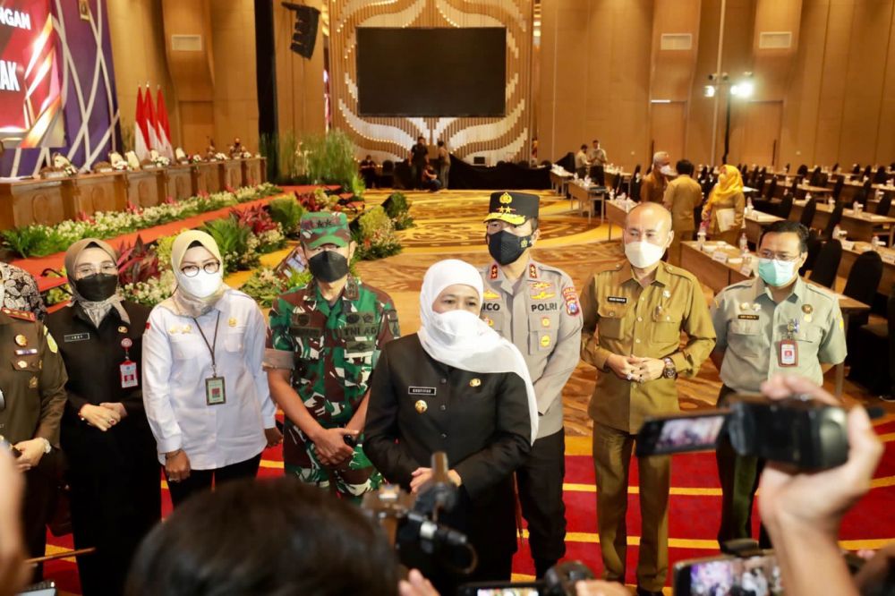 Forkopimda Jatim Gelar Rakor Penanggulangan PMK pada Hewan Ternak