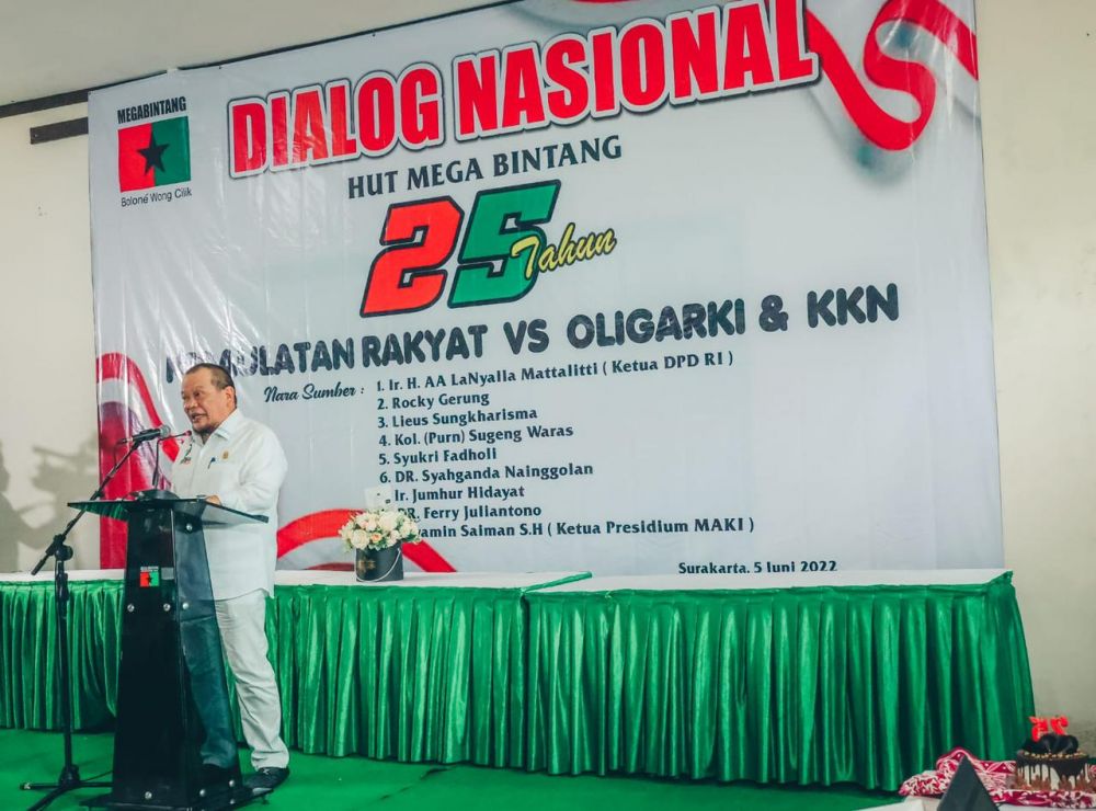Ketua DPD RI AA LaNyalla Mahmud Badaruddin 