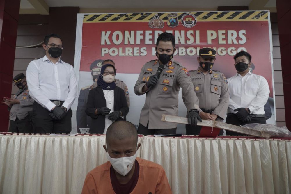 Polres Probolinggo amankan tersangka beserta barang buktinya 