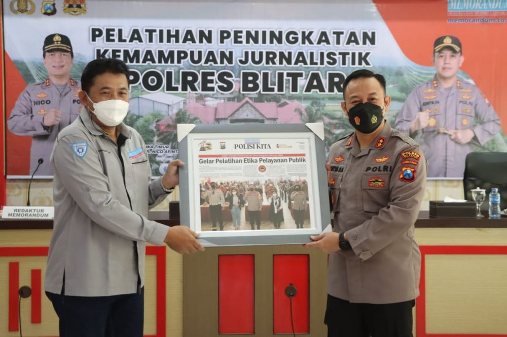 Polres Blitar gelar Sinau Jurnalistik