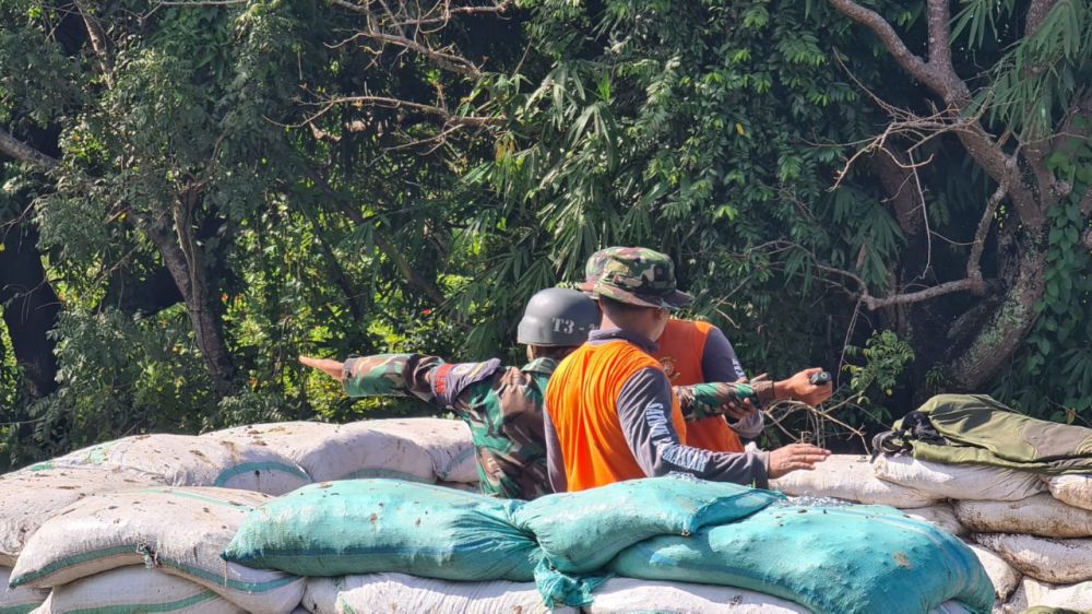 Satdik 2 Kodiklatal latihan melempar granat