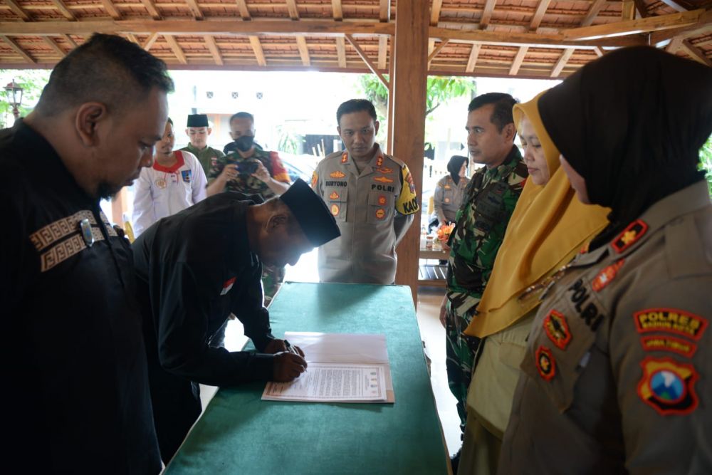 Polres Madiun Kota gelar pakta integritas bersama paguyuban Pencak Silat