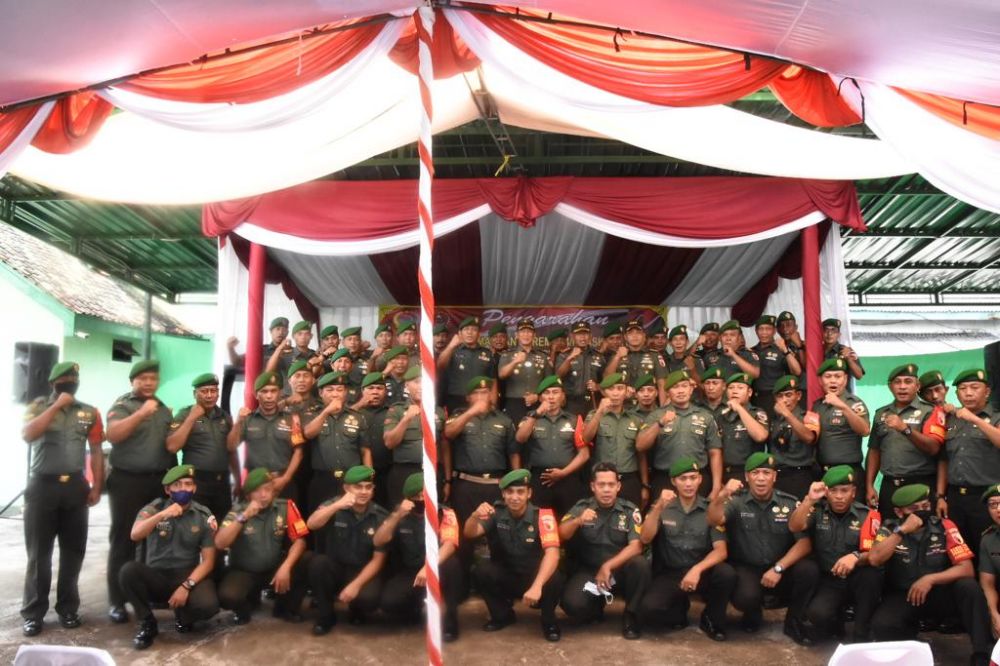 Danrem 084/BJ Brigjen TNI Widjanarko saat kunjungan kerja ke Kodim 0827/Sumenep