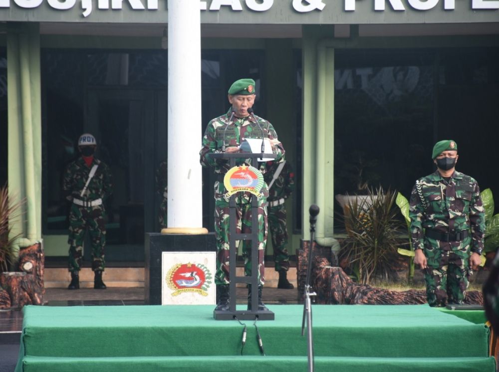 Upacara Bendera 17, Danrem 084/BJ Bacakan Amanat KASAD