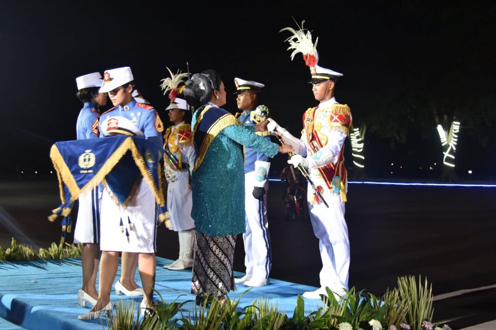 Pengukuhan Tambur Major Genderang Suling Gita Jala Taruna AAL 