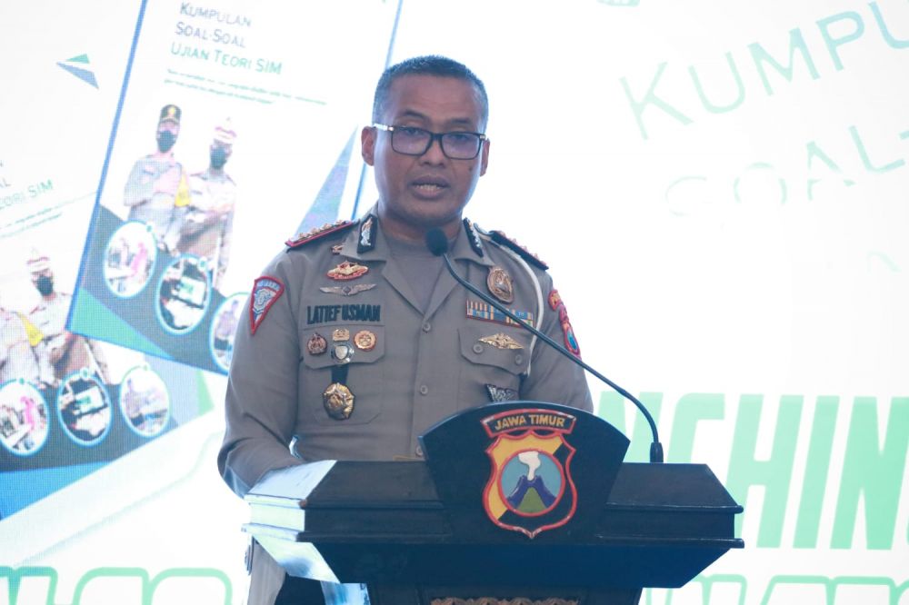 Dirlantas Polda Jatim Gelar Launching Buku Kumpulan Soal Ujian Teori SIM