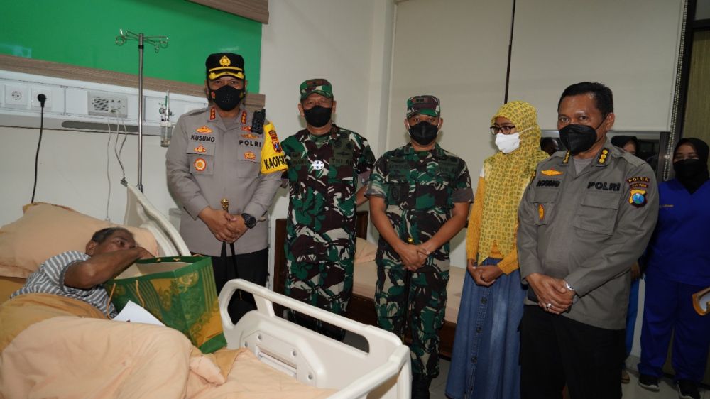 Wujud Peduli Danrem 084/BJ di HUT Bhayangkara ke-76