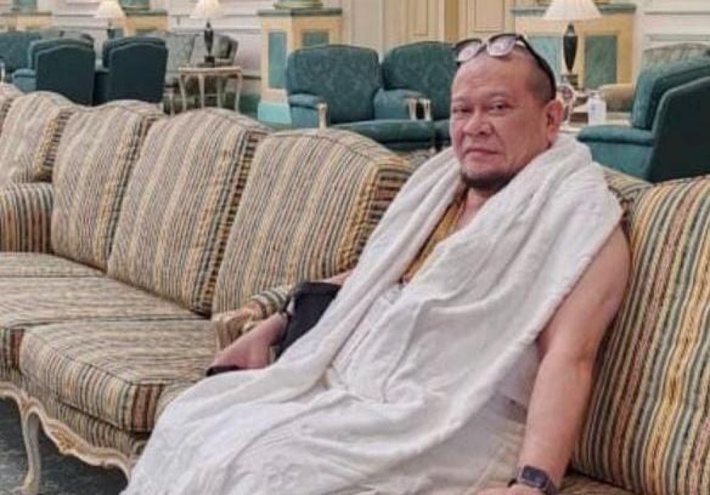 Ketua DPD RI AA LaNyalla Mahmud Mattalitti saat di Mina