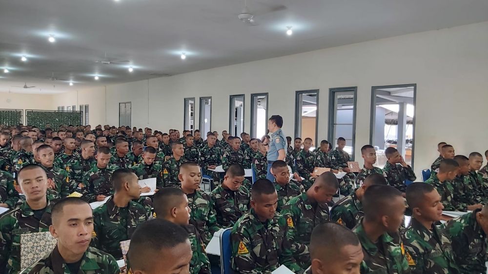 Siswa Satdik 1 Tanjung Uban saat terima pembekalan