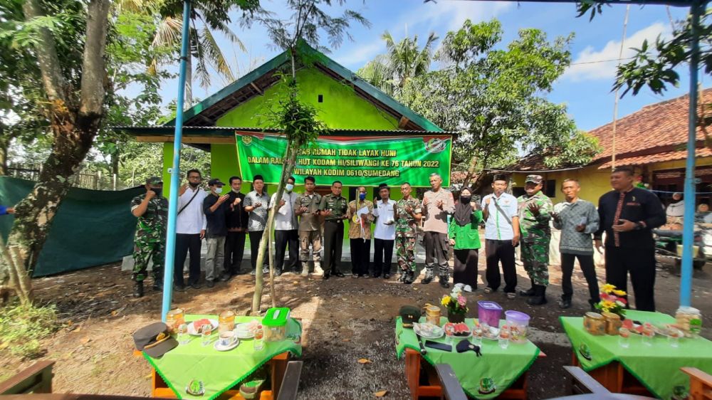 Foto saat acara peresmian Rutilahu di Desa Ujungjaya, Kabupaten Sumedang