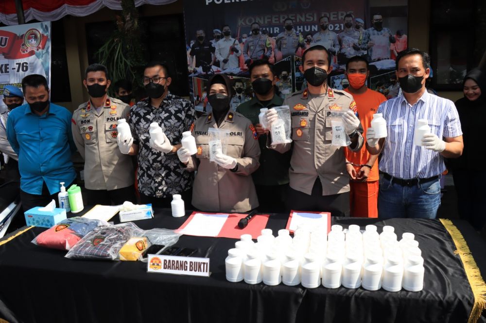 Jajaran Polresta Malang Torehkan Prestasi Menumpas Puluhan Ribu Peredaran Narkotika