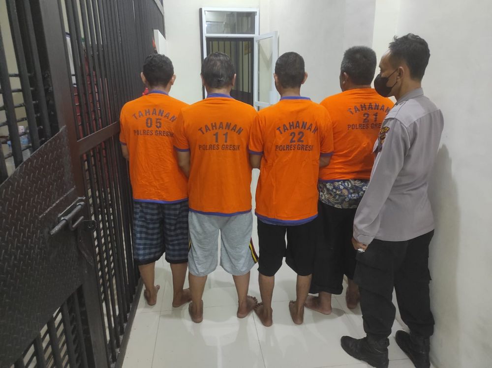 Polres Gresik tahan 4 tersangka penistaan agama