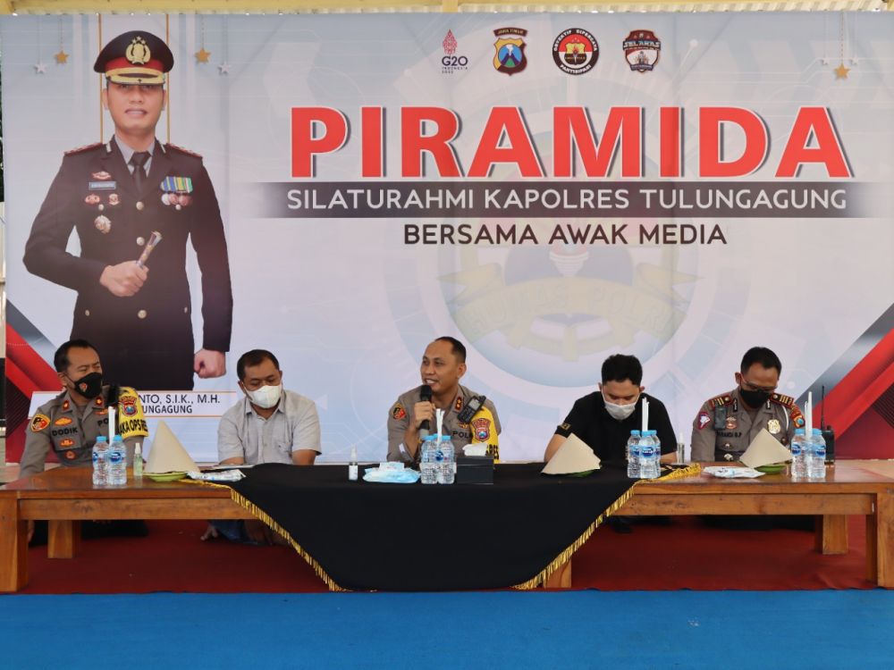 Kapolres Tulungagung AKBP Eko Hartanto gelar silaturahmi dalam acara Piramida