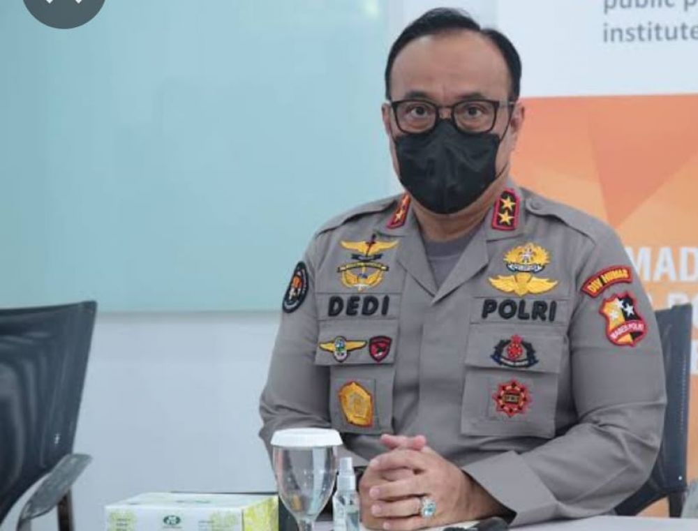 Kadiv Humas Polri Irjen Pol Dedi Prasetyo saat memberikan keterangan